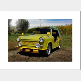 gdr classic car, trabant cabriolet Posters and Art